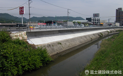 国道２号瀬戸歩道整備第３工事