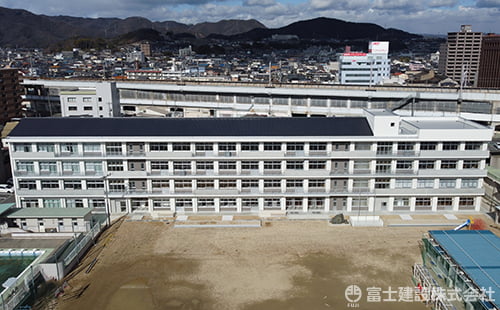 福山市立西小学校北棟校舎増改築工事【富士建設・山崎建設JV】