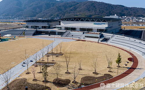 (仮称)福山市総合体育館建設工事【清水建設・富士建設・松原組JV】